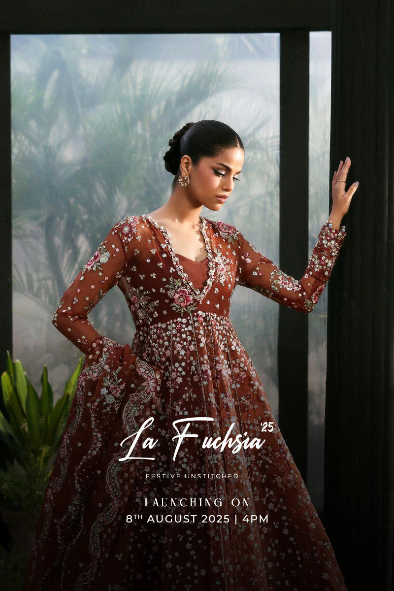 La Fuchsia'25 Festive Unstitched by Afrozeh