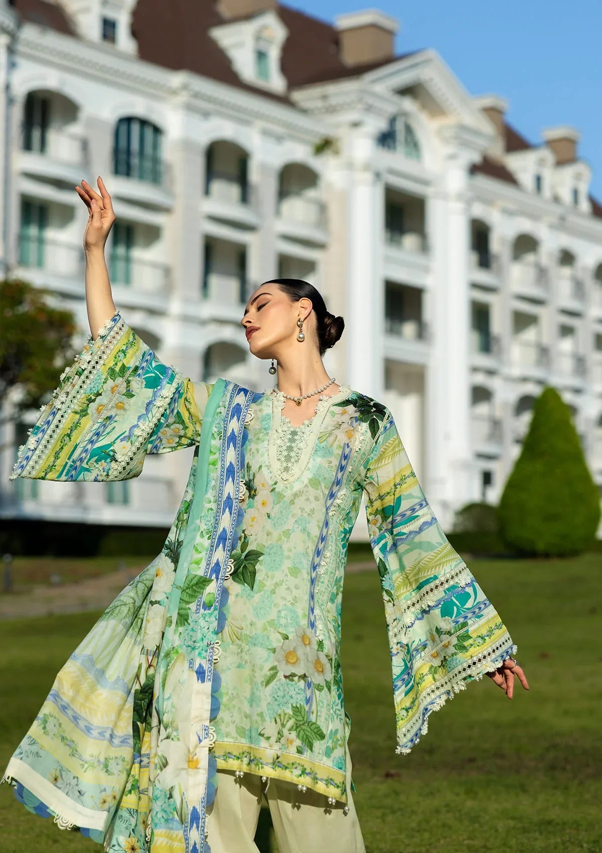 Elegent dress EMERALD ISLE from ELAF PRINTS COLLECTION 2025