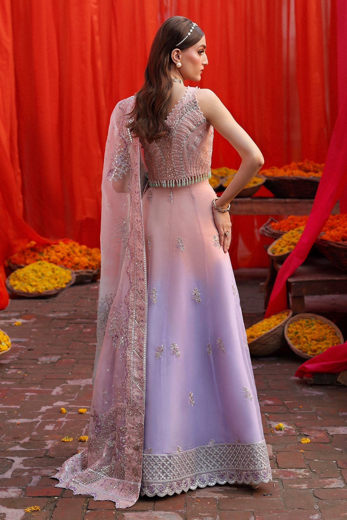 NL-81 Daria - Jhoomro Unstitched Luxury Formals by Nureh at #VogueClothingStudio