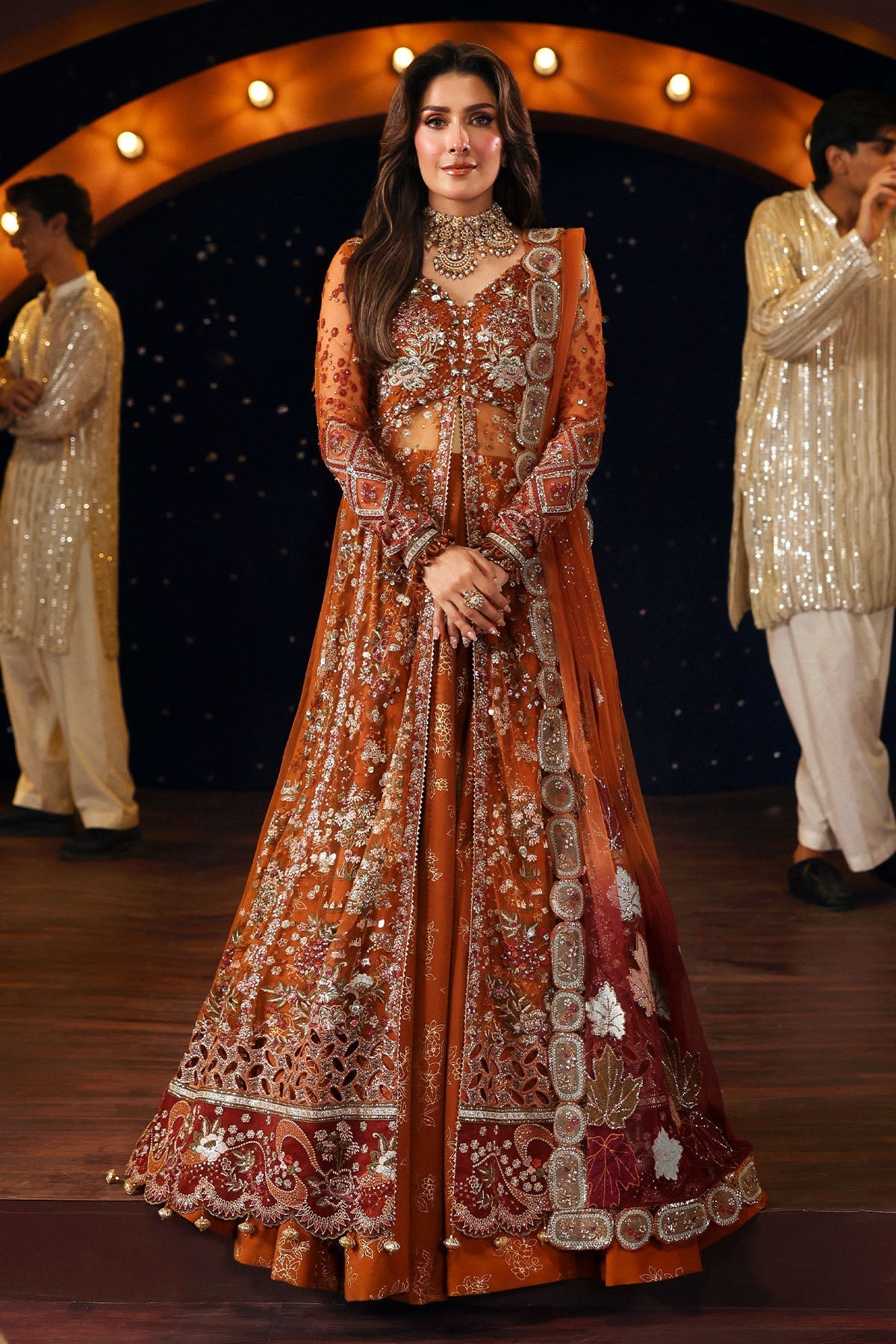 NL-80 Zardozi - Jhoomro Unstitched Luxury Formals by Nureh at #VogueClothingStudio
