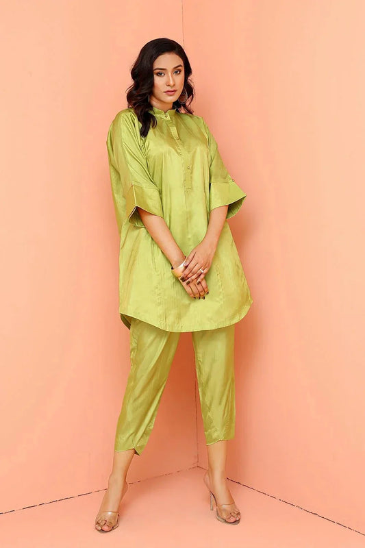 2 Pcs Stitched Silk SHIRT & TROUSER RKTC-040 KHAS STORES