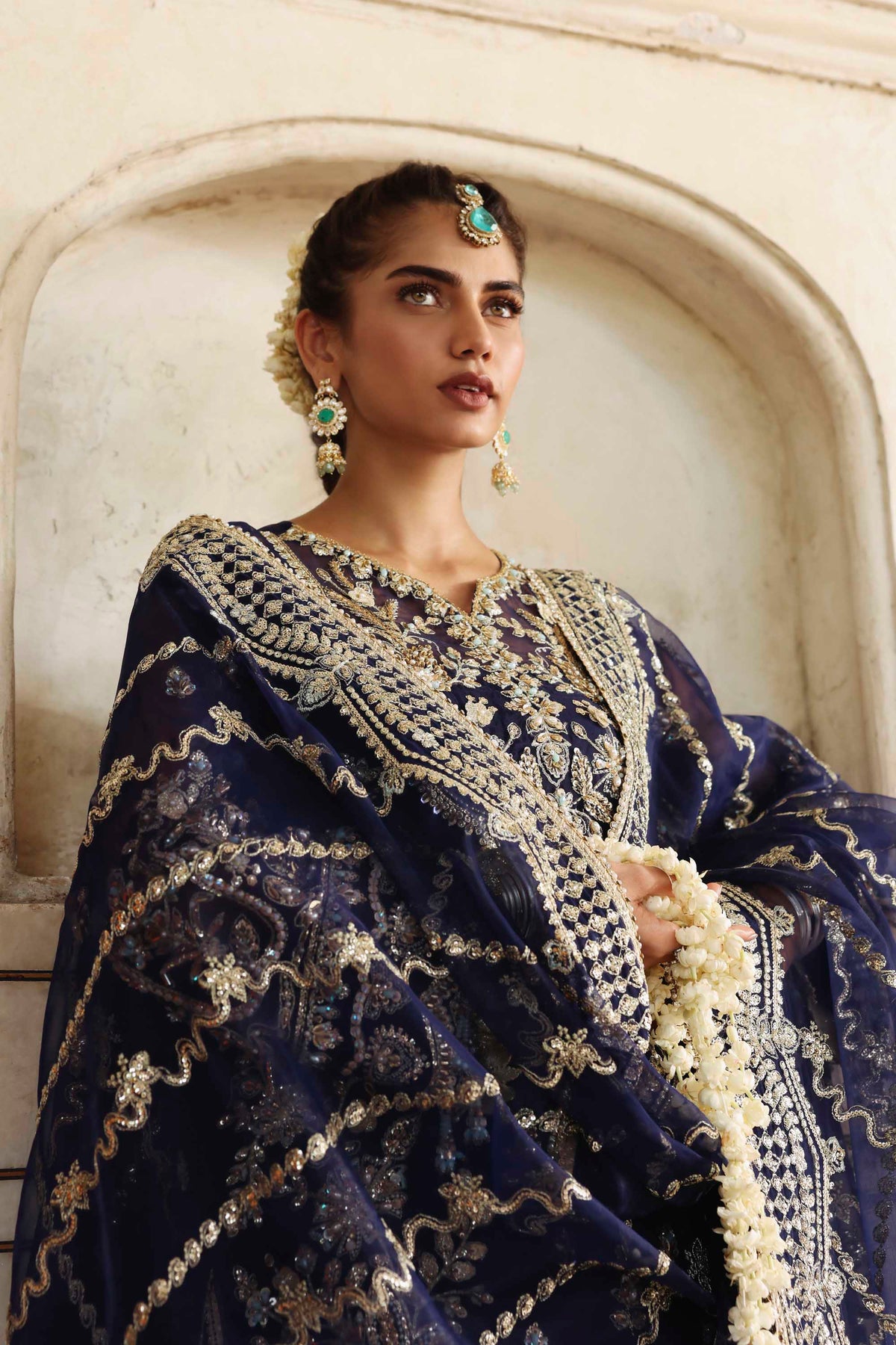 1602 Neelab - Rang Mehal by Akbar Aslam at #VogueClothingStudio