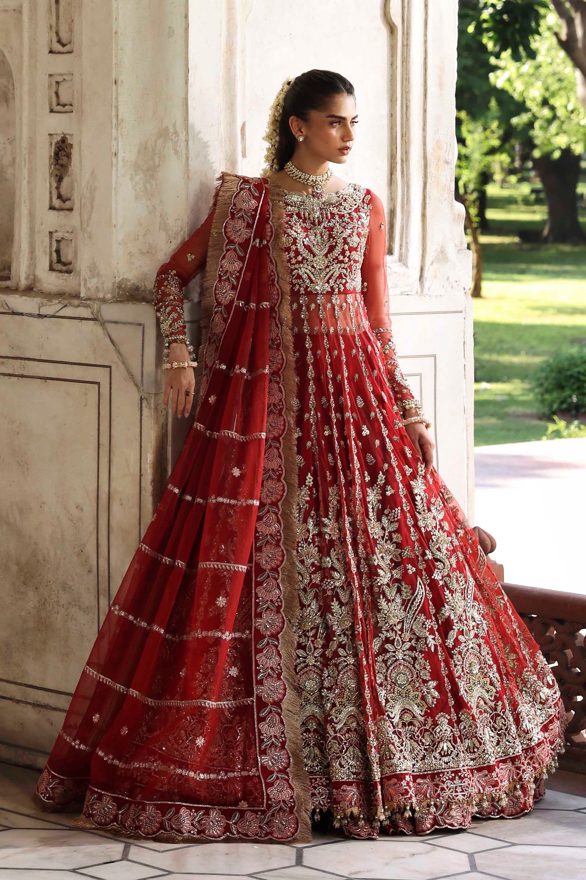 1601 Sarmast - Rang Mehal by Akbar Aslam at #VogueClothingStudio