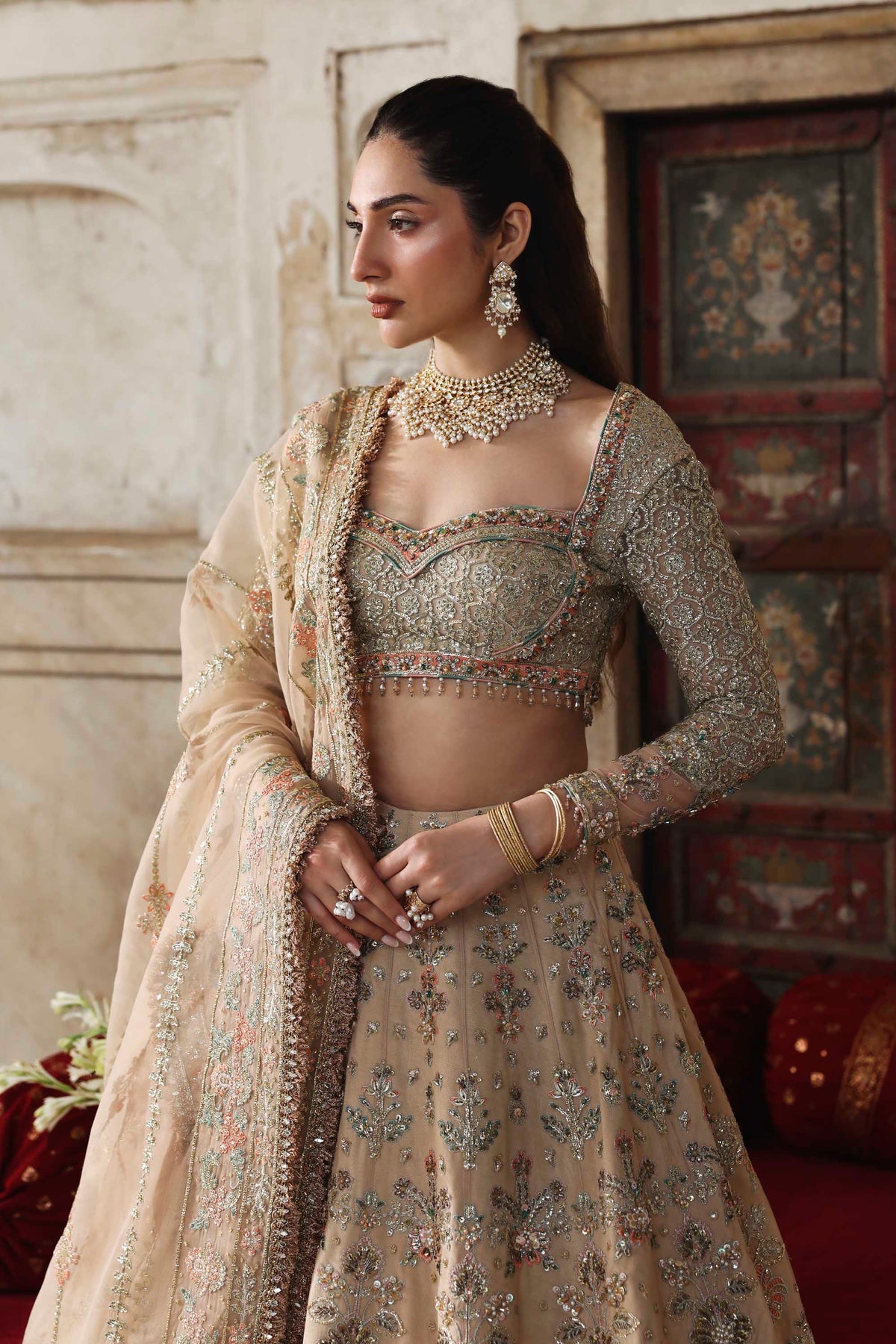 1600 Nuraan - Rang Mehal by Akbar Aslam at #VogueClothingStudio