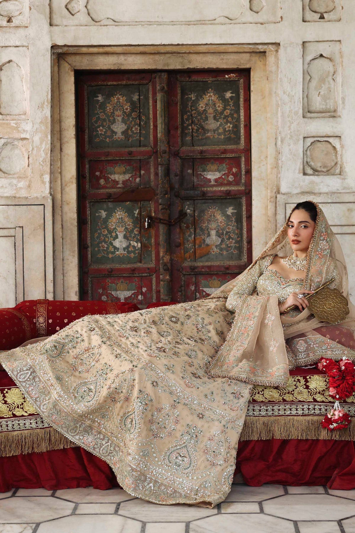 1600 Nuraan - Rang Mehal by Akbar Aslam at #VogueClothingStudio