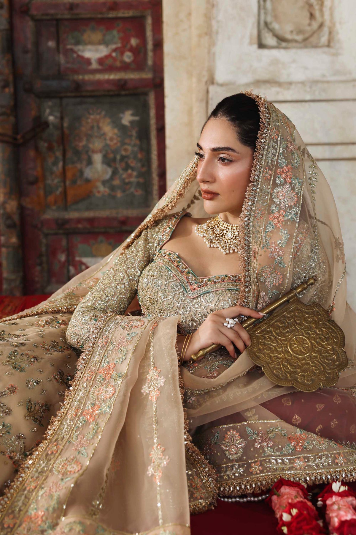 1600 Nuraan - Rang Mehal by Akbar Aslam at #VogueClothingStudio