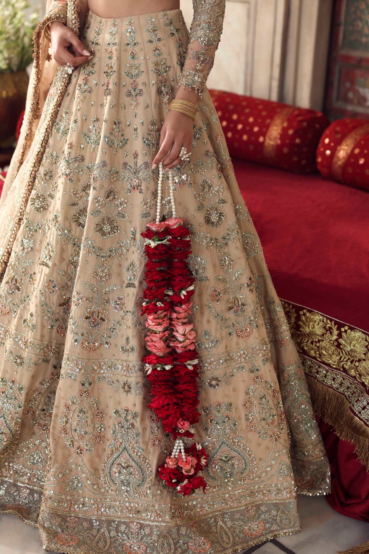 1600 Nuraan - Rang Mehal by Akbar Aslam at #VogueClothingStudio