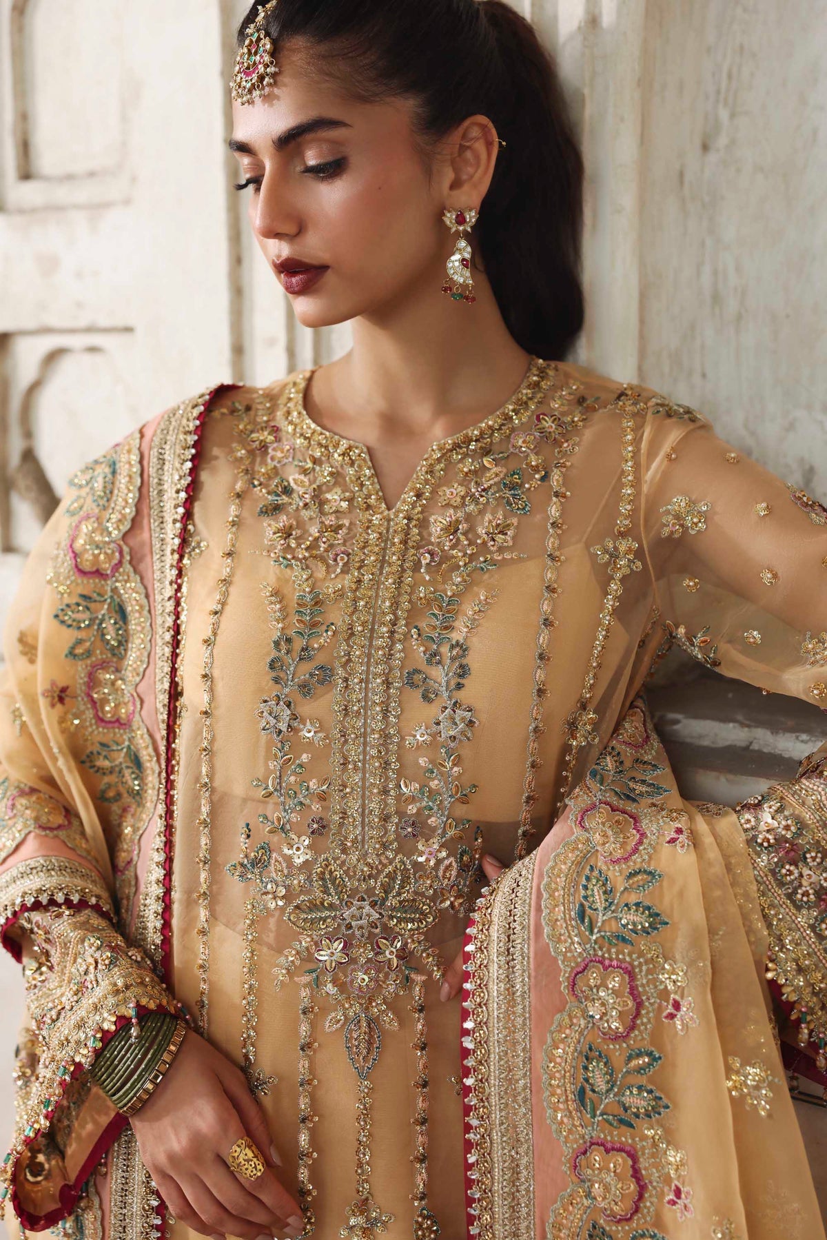 1606 Mishil - Rang Mehal by Akbar Aslam at #VogueClothingStudio