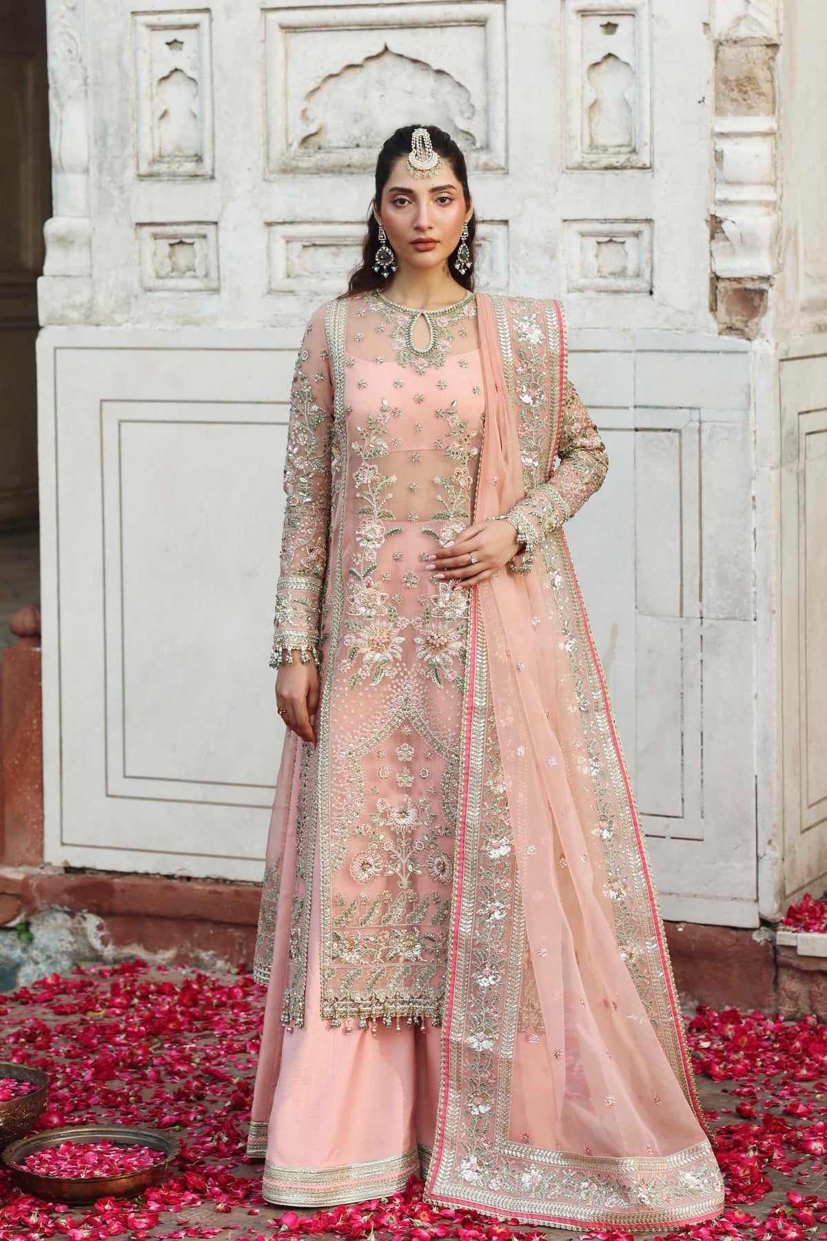1608 Naazi - Rang Mehal by Akbar Aslam at #VogueClothingStudio