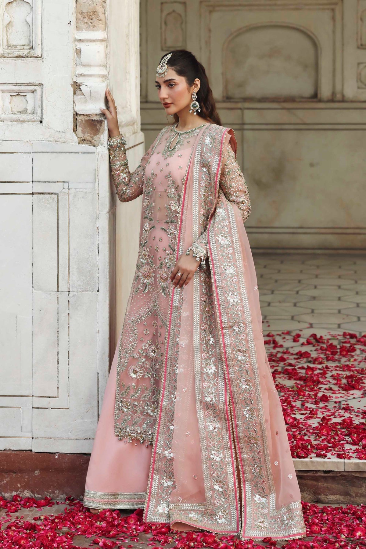 1608 Naazi - Rang Mehal by Akbar Aslam at #VogueClothingStudio