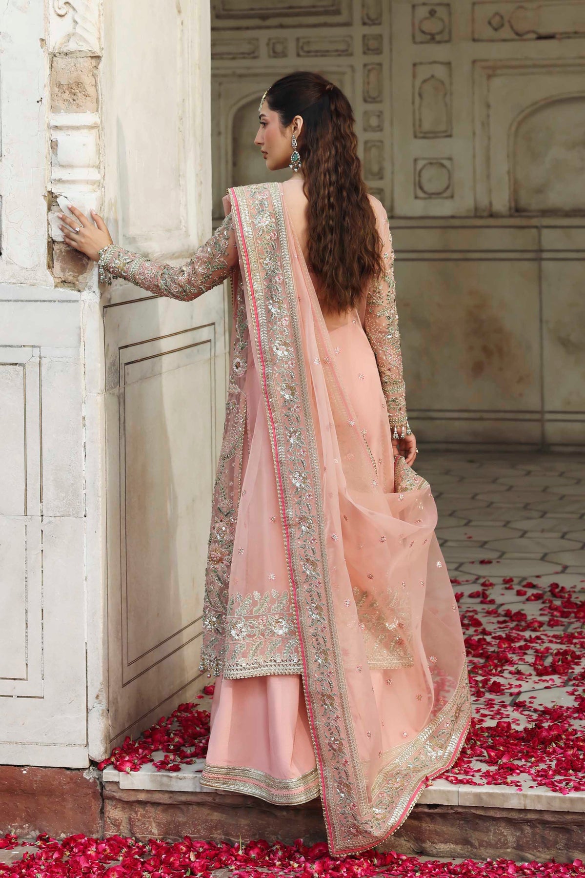 1608 Naazi - Rang Mehal by Akbar Aslam at #VogueClothingStudio