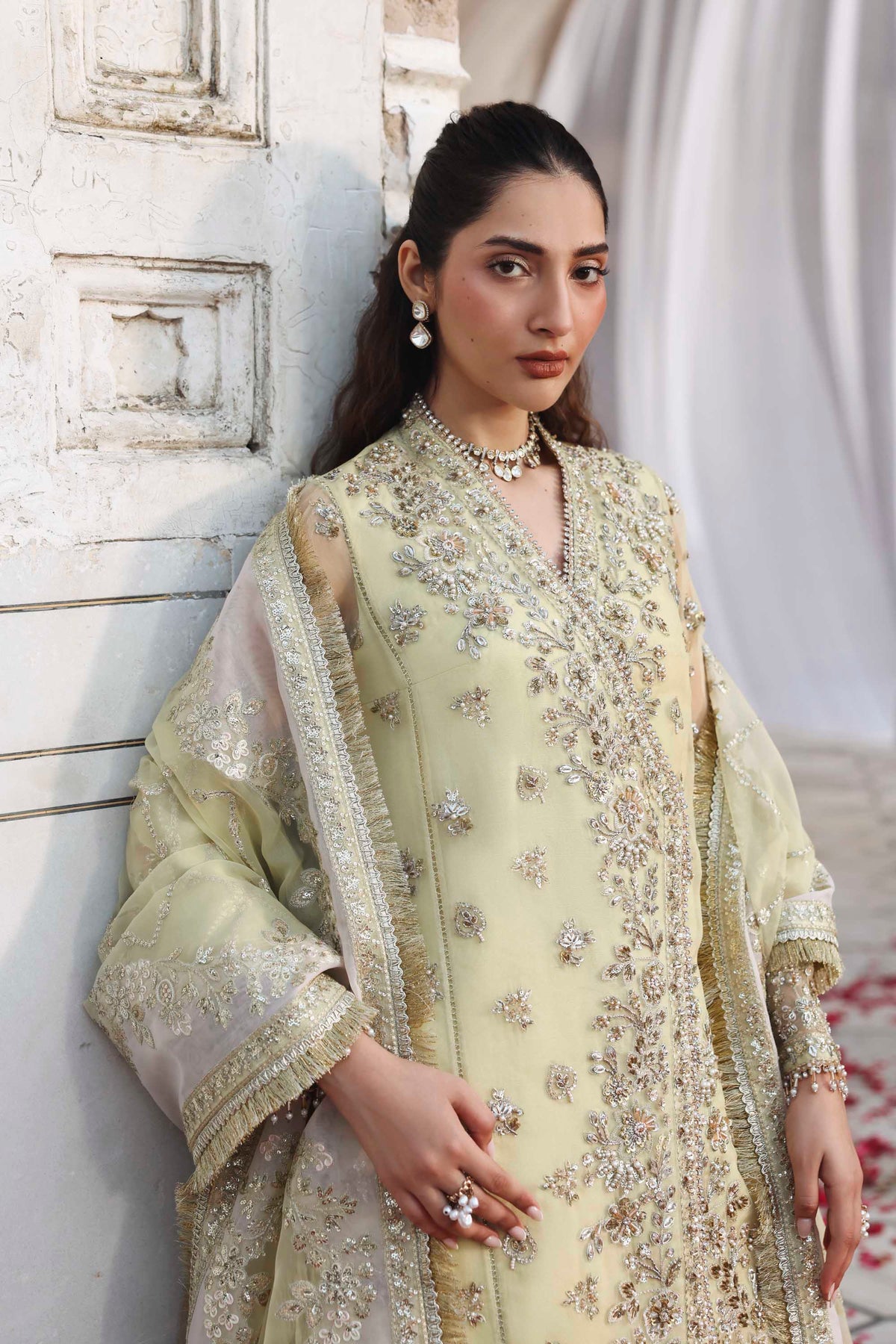 1604 Mehro - Rang Mehal by Akbar Aslam at #VogueClothingStudio