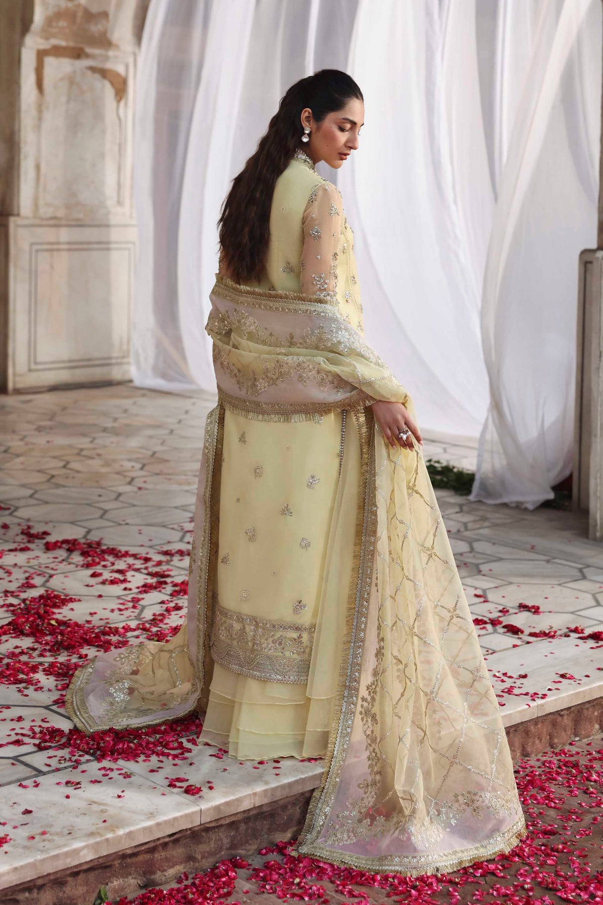 1604 Mehro - Rang Mehal by Akbar Aslam at #VogueClothingStudio
