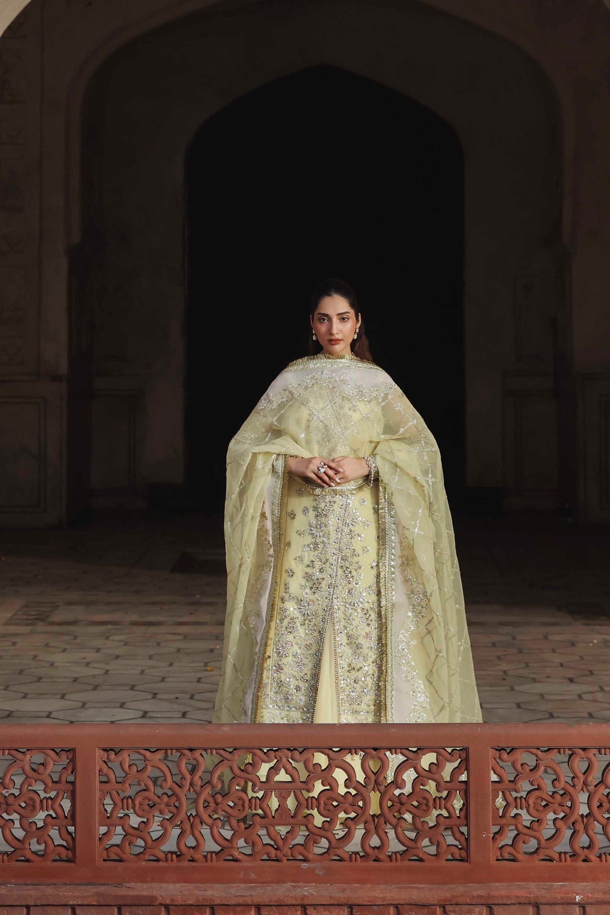 1604 Mehro - Rang Mehal by Akbar Aslam at #VogueClothingStudio