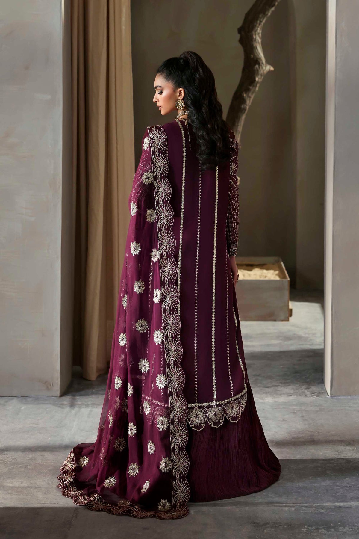 1614 Mahin - MEERAS Luxury Chiffon by Akbar Aslam at #VogueClothingStudio