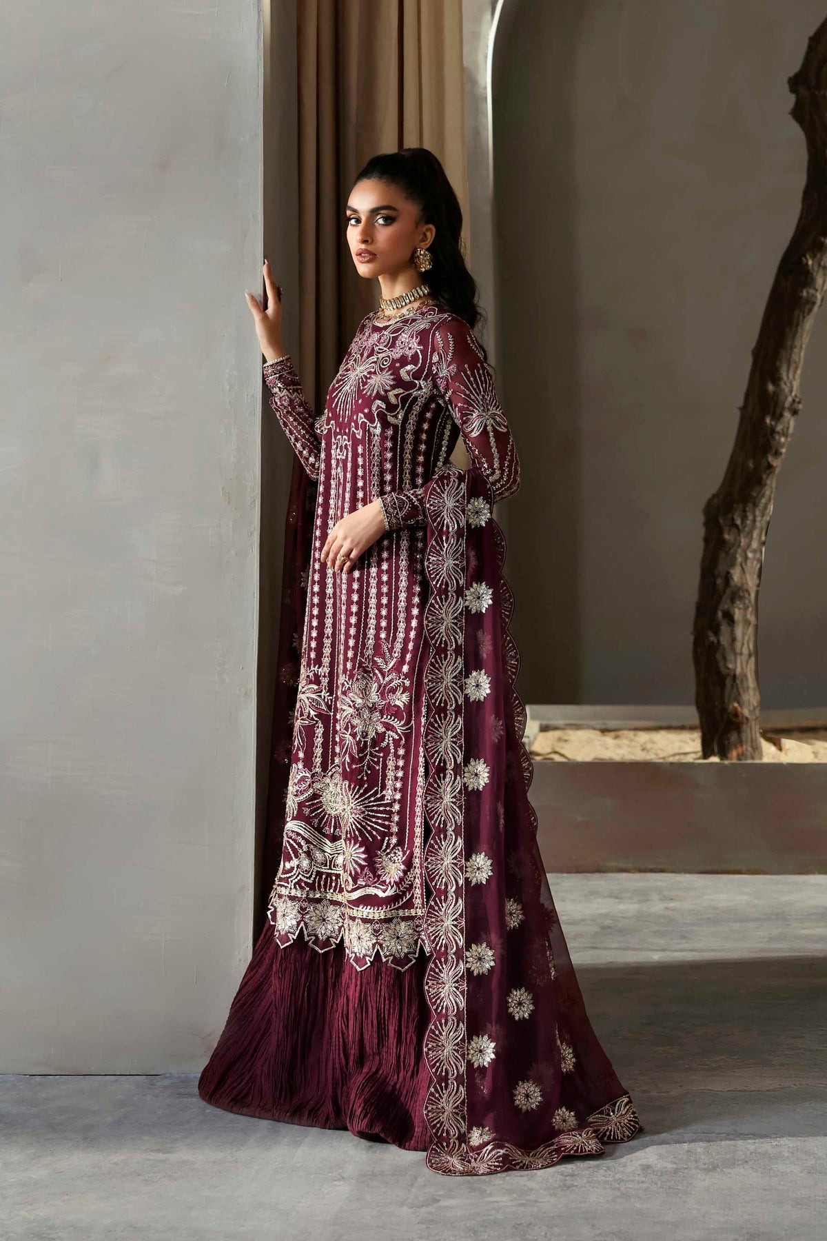 1614 Mahin - MEERAS Luxury Chiffon by Akbar Aslam at #VogueClothingStudio