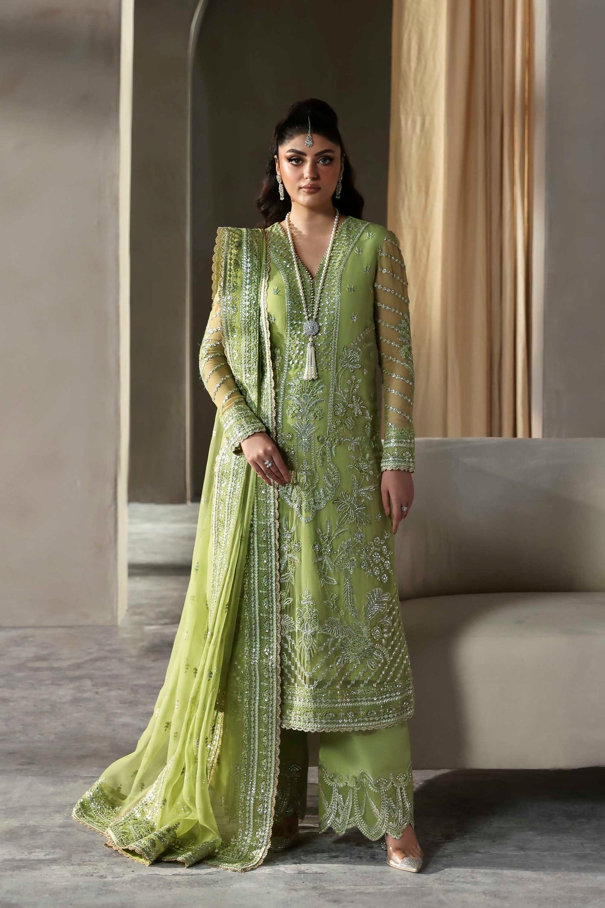 1617 Verdaz - MEERAS Luxury Chiffon by Akbar Aslam at #VogueClothingStudio