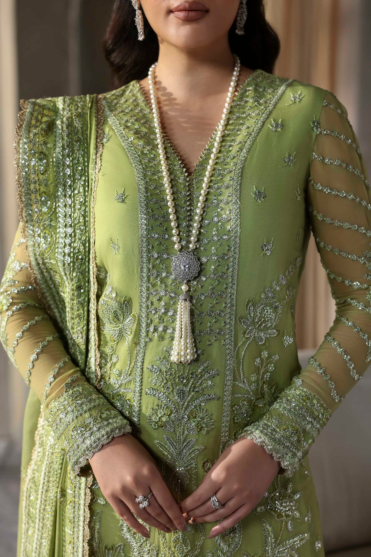 1617 Verdaz - MEERAS Luxury Chiffon by Akbar Aslam at #VogueClothingStudio