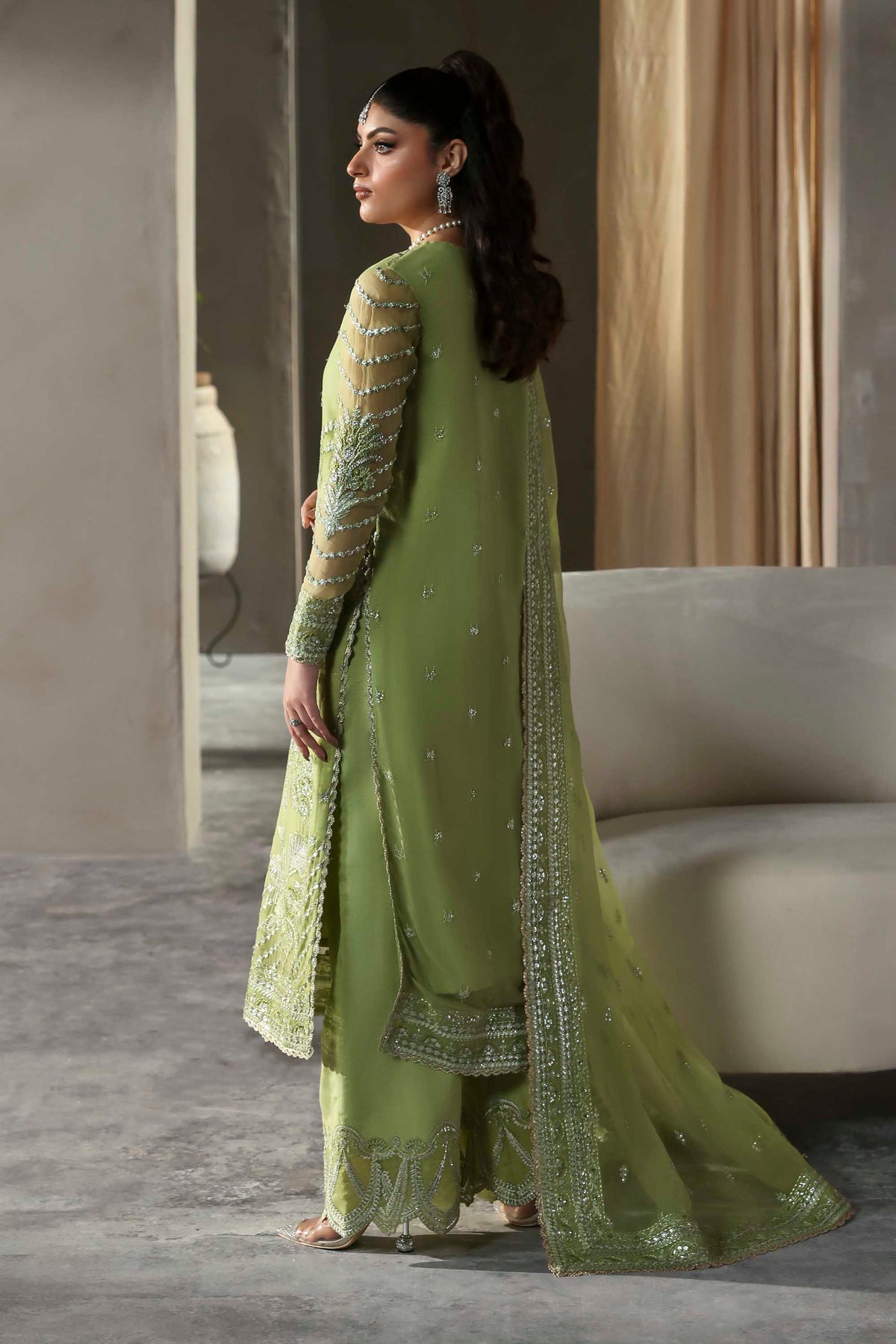 1617 Verdaz - MEERAS Luxury Chiffon by Akbar Aslam at #VogueClothingStudio