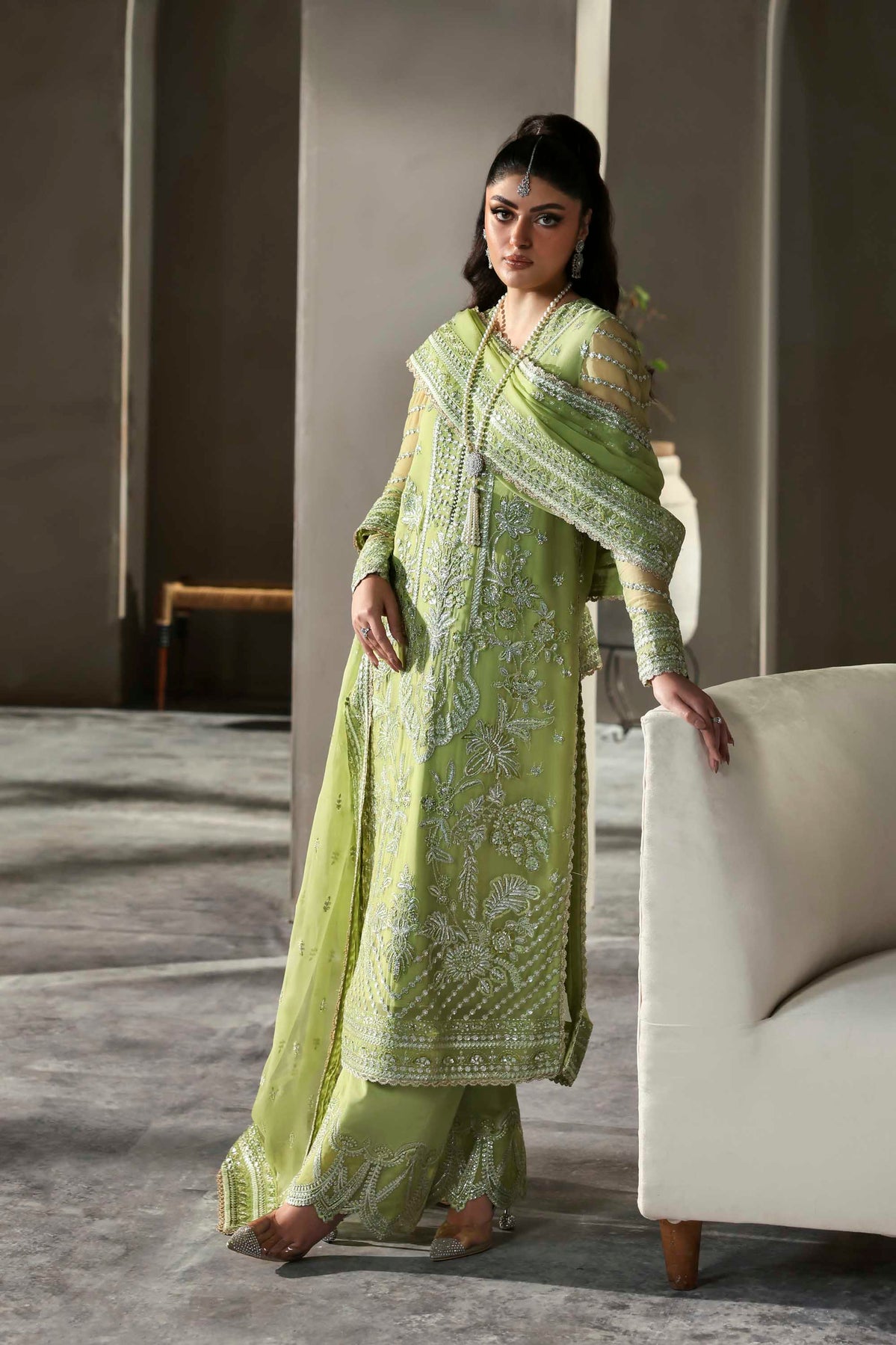 1617 Verdaz - MEERAS Luxury Chiffon by Akbar Aslam at #VogueClothingStudio