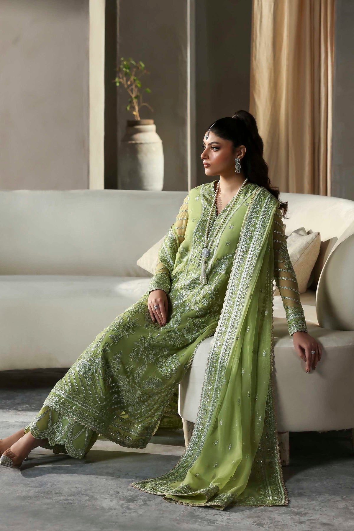 1617 Verdaz - MEERAS Luxury Chiffon by Akbar Aslam at #VogueClothingStudio