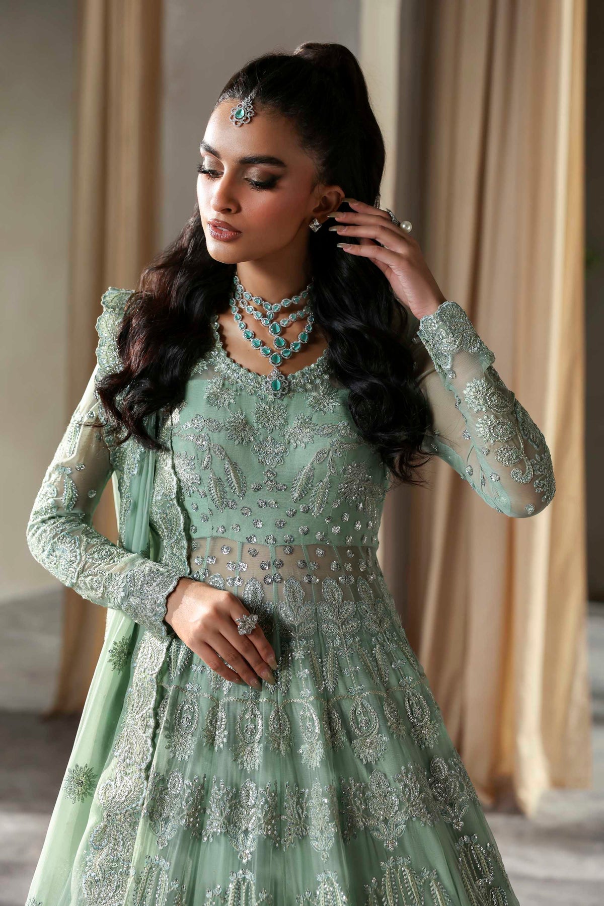 1610 Hayal - MEERAS Luxury Chiffon by Akbar Aslam at #VogueClothingStudio