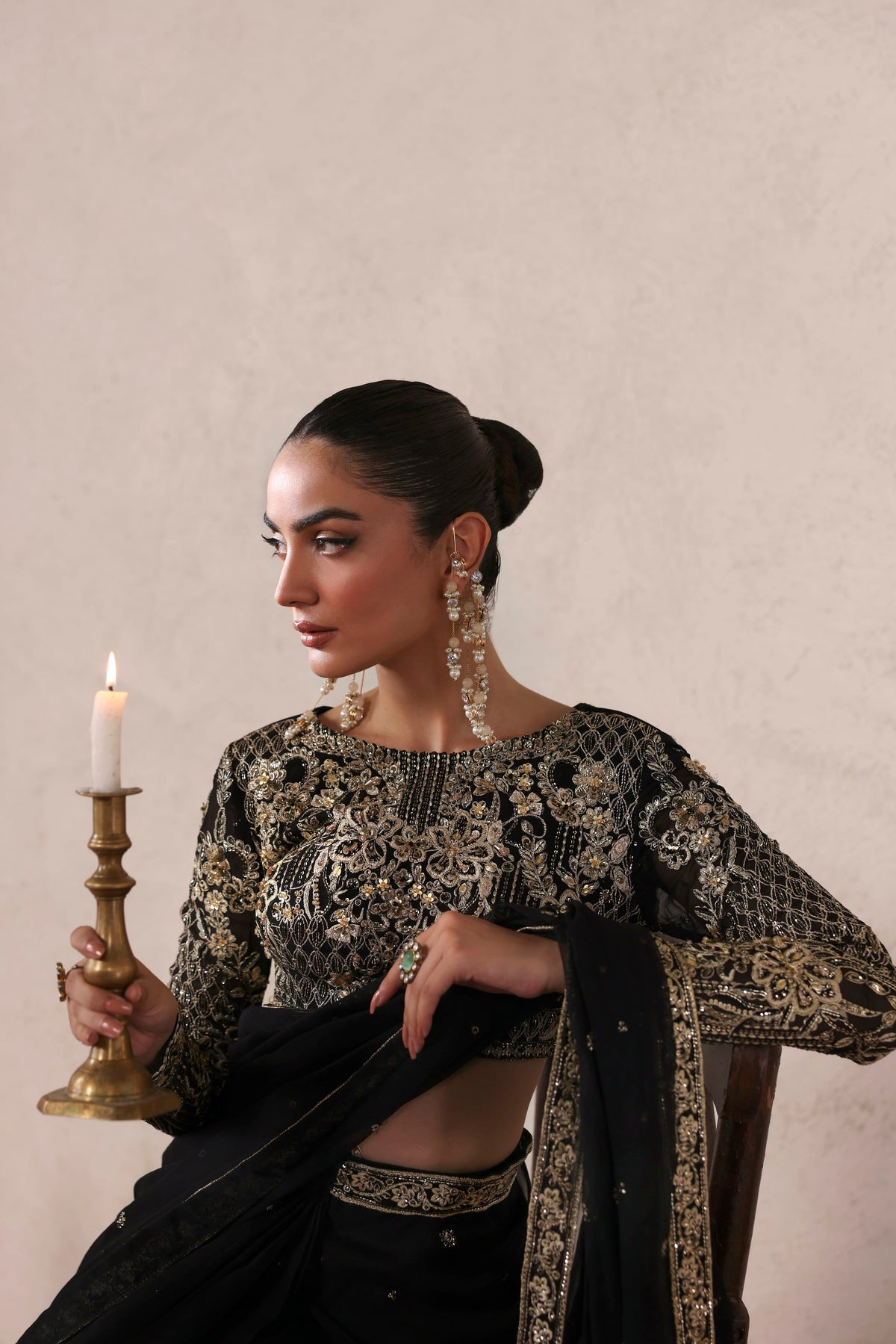 Amoura from MEERAS Luxury Chiffon by Akbar Aslam at #VogueClothingStudio