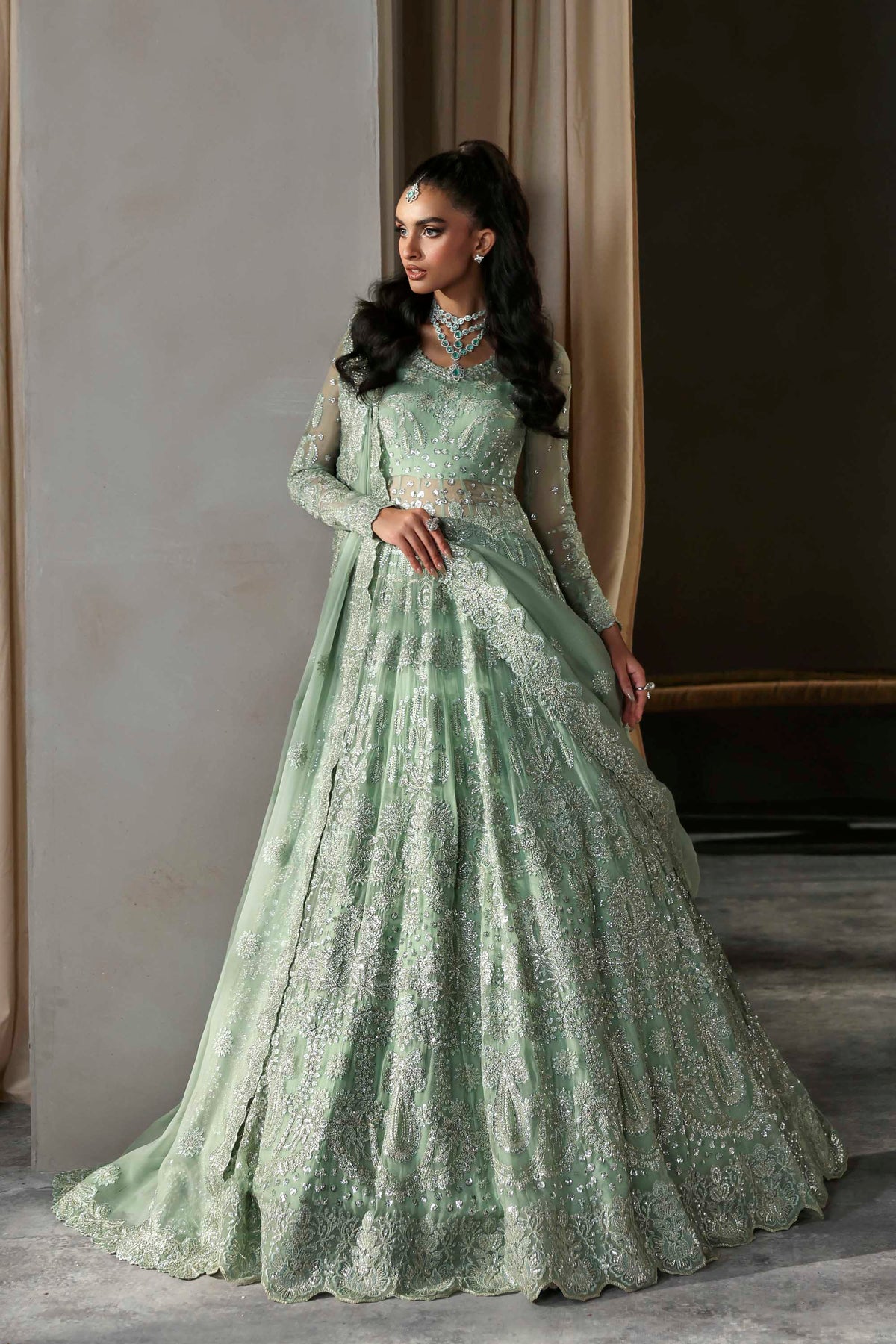 1610 Hayal - MEERAS Luxury Chiffon by Akbar Aslam at #VogueClothingStudio