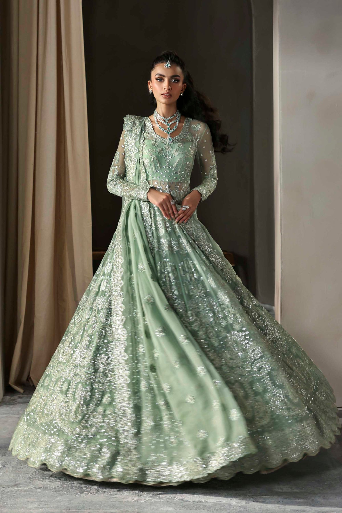 1610 Hayal - MEERAS Luxury Chiffon by Akbar Aslam at #VogueClothingStudio