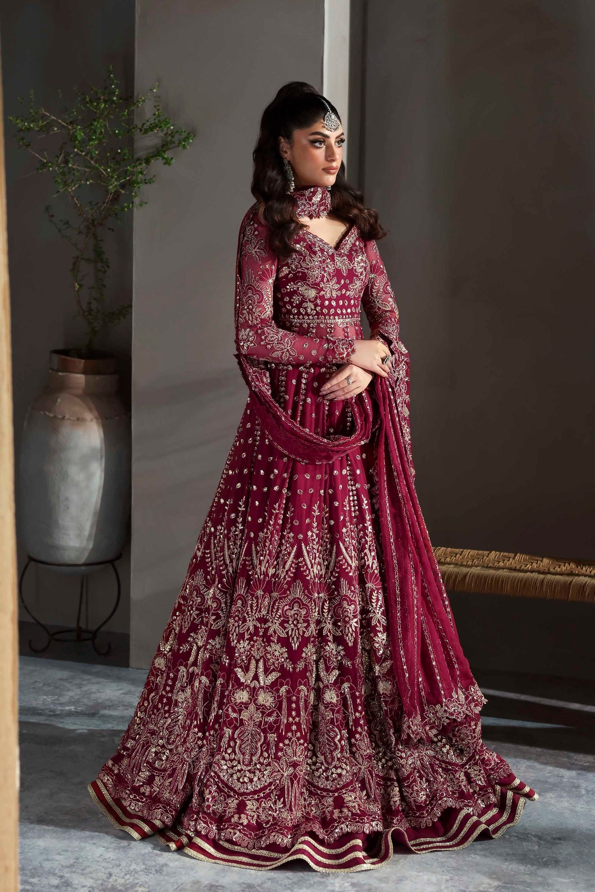 1609 Mahroze - MEERAS Luxury Chiffon by Akbar Aslam at #VogueClothingStudio