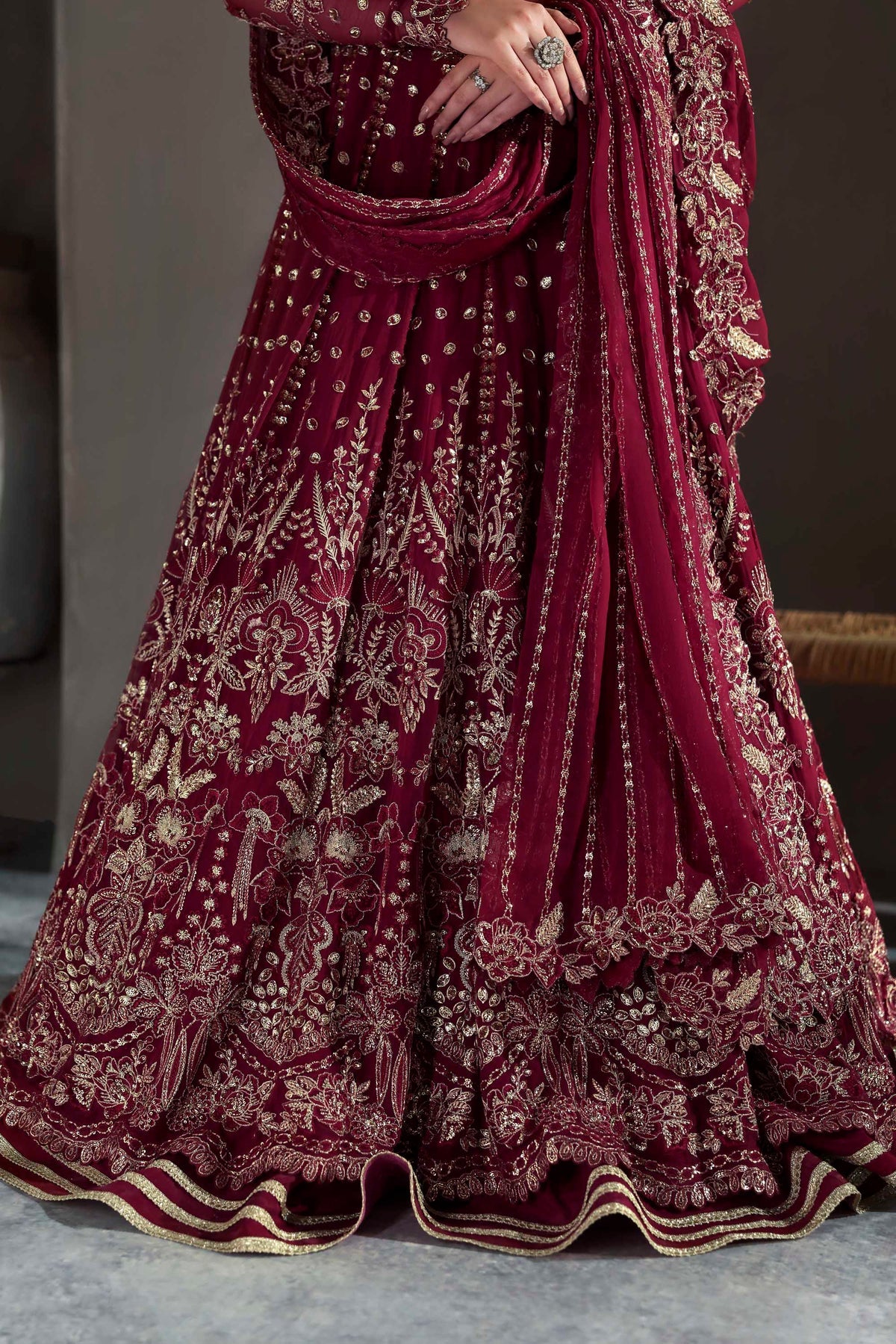 1609 Mahroze - MEERAS Luxury Chiffon by Akbar Aslam at #VogueClothingStudio