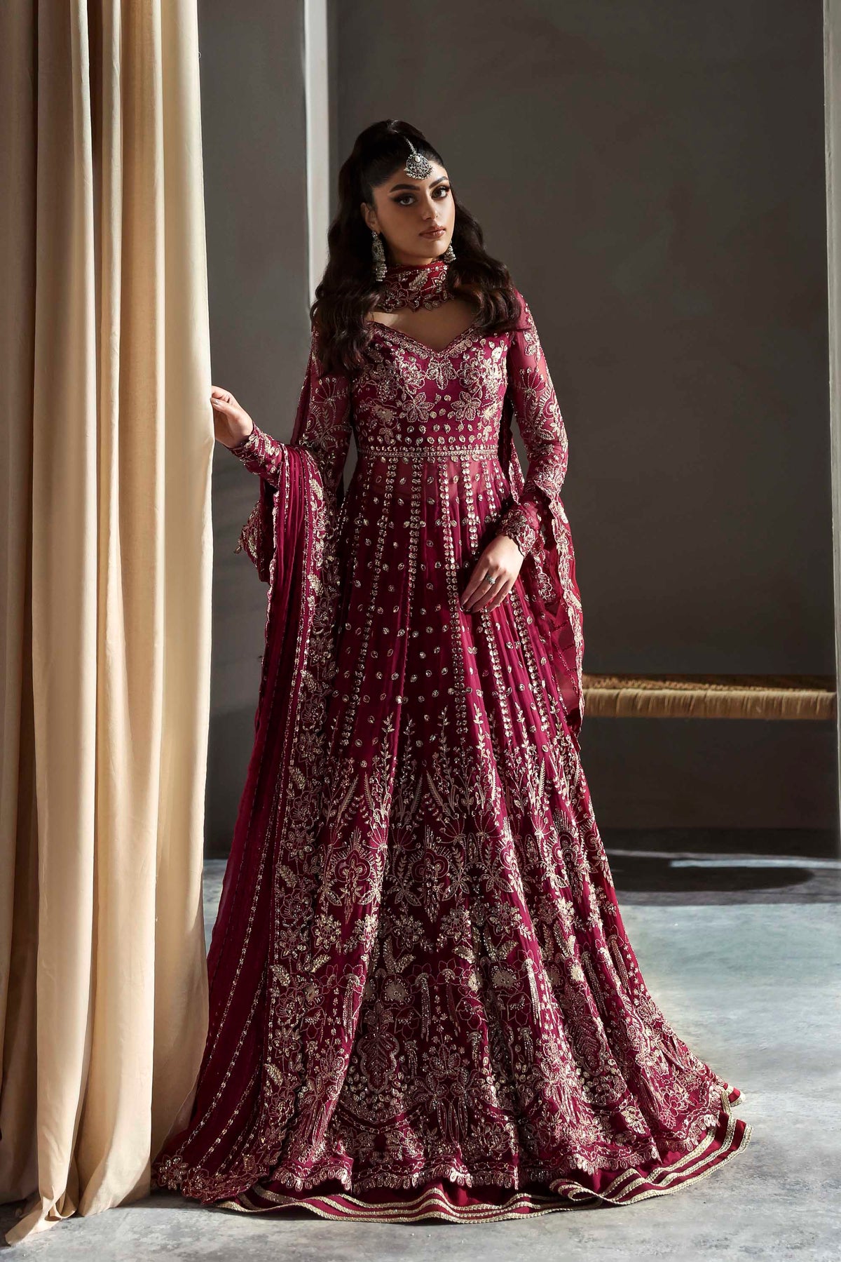 1609 Mahroze - MEERAS Luxury Chiffon by Akbar Aslam at #VogueClothingStudio