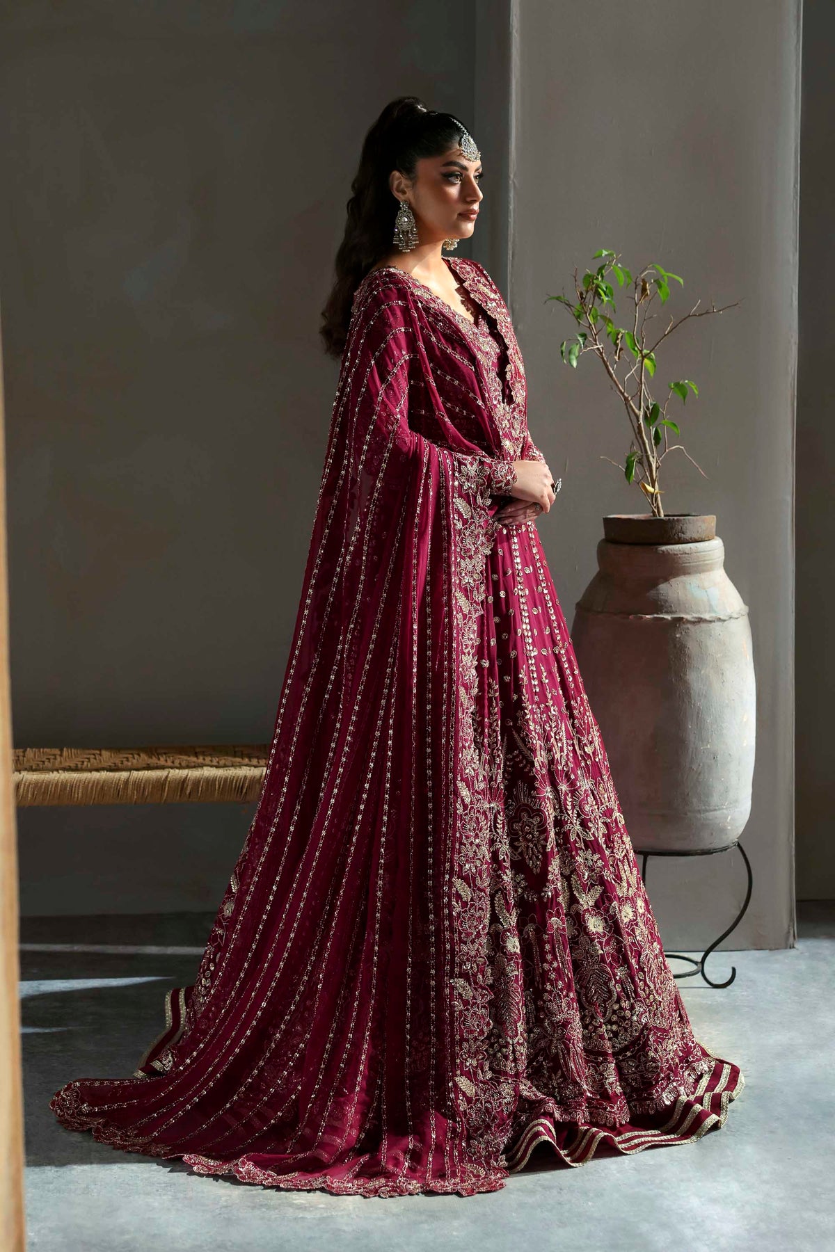 1609 Mahroze - MEERAS Luxury Chiffon by Akbar Aslam at #VogueClothingStudio