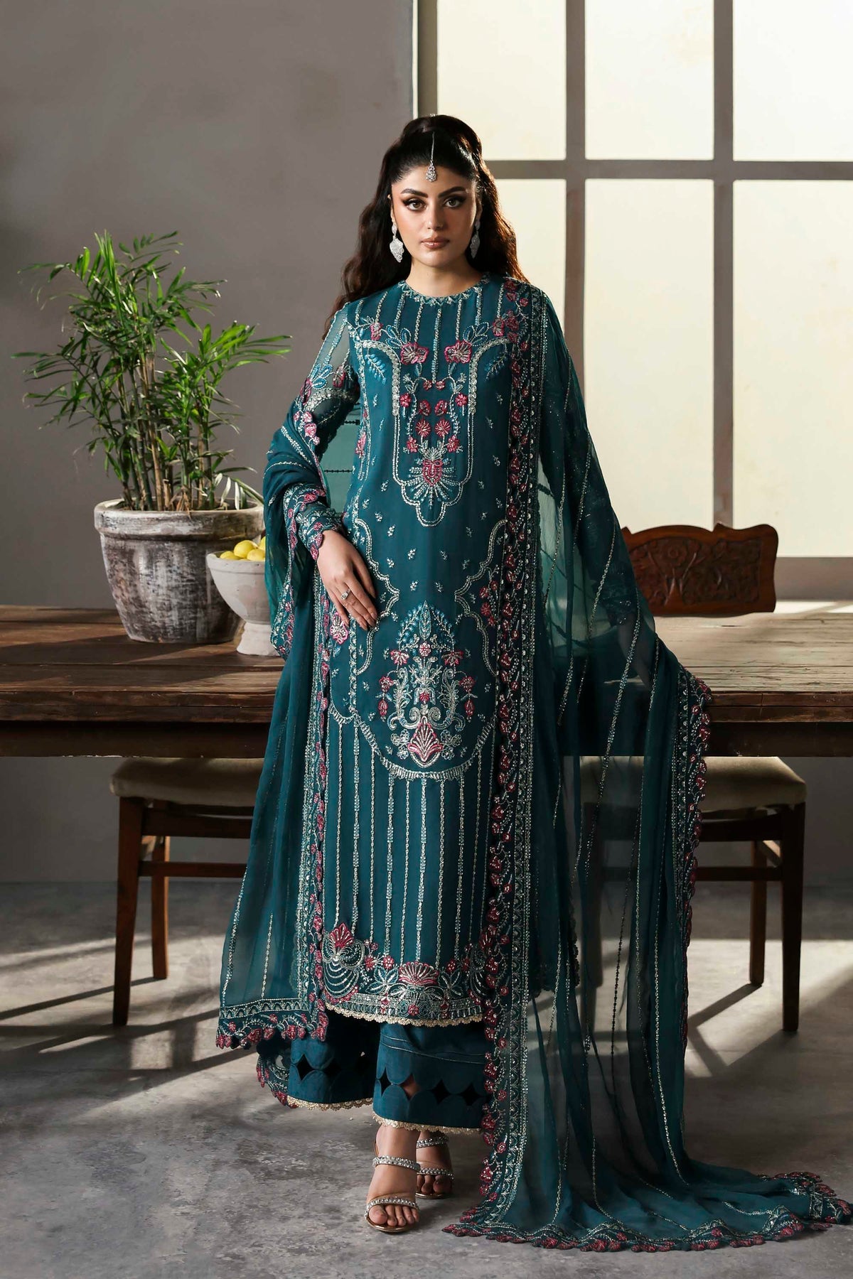 1616 Scarzia - MEERAS Luxury Chiffon by Akbar Aslam at #VogueClothingStudio