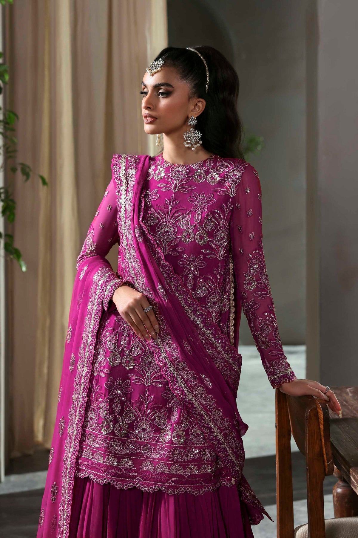 1612 Mehzar - MEERAS Luxury Chiffon by Akbar Aslam at #VogueClothingStudio