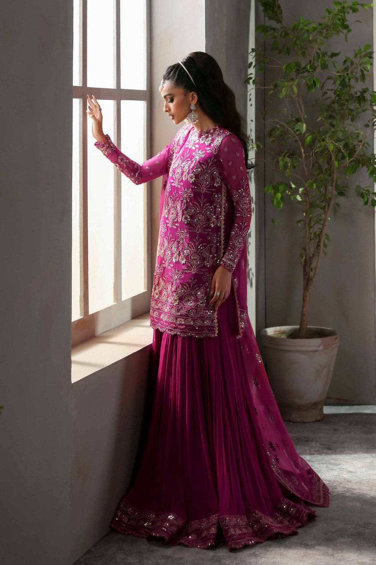 1612 Mehzar - MEERAS Luxury Chiffon by Akbar Aslam at #VogueClothingStudio