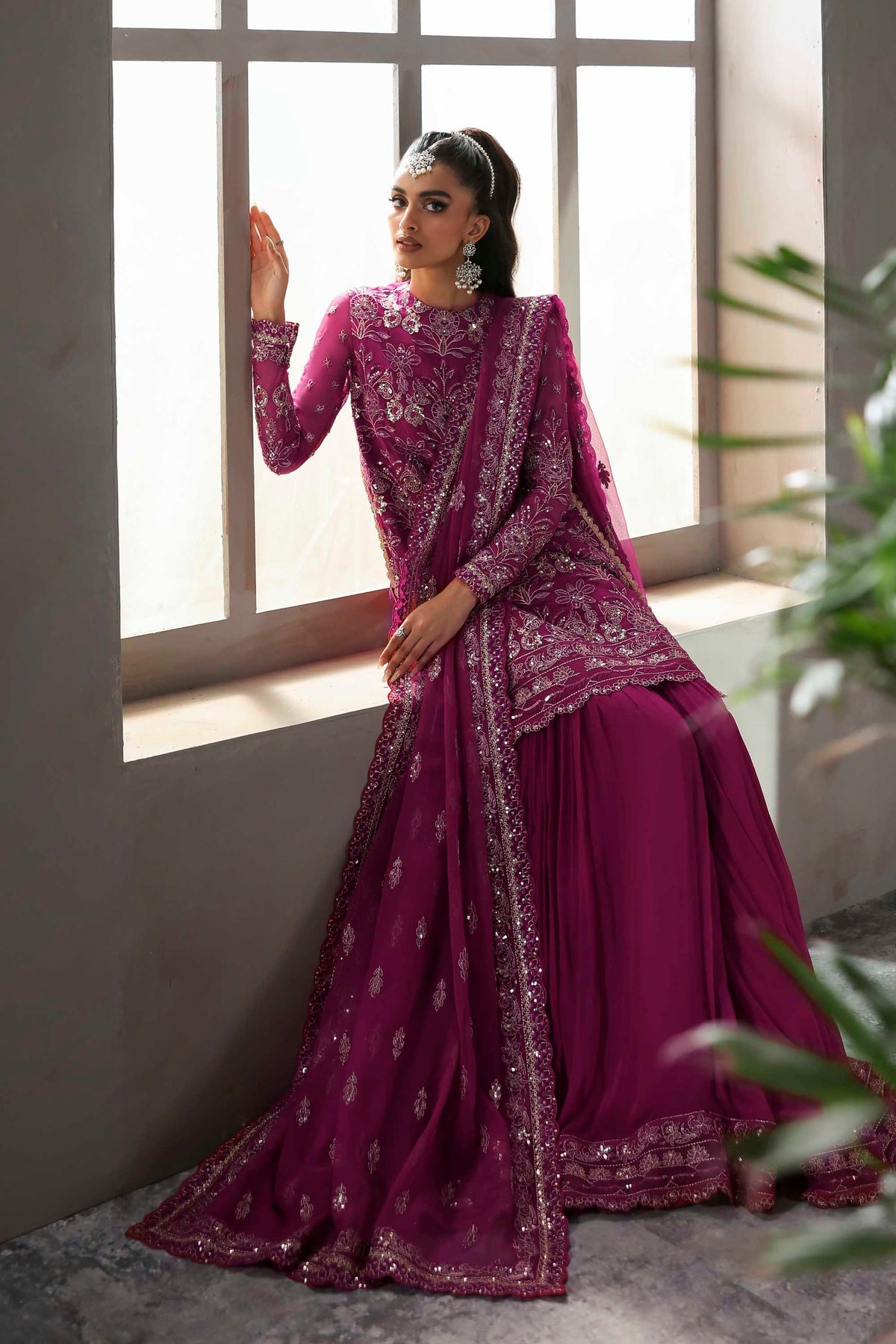 1612 Mehzar - MEERAS Luxury Chiffon by Akbar Aslam at #VogueClothingStudio