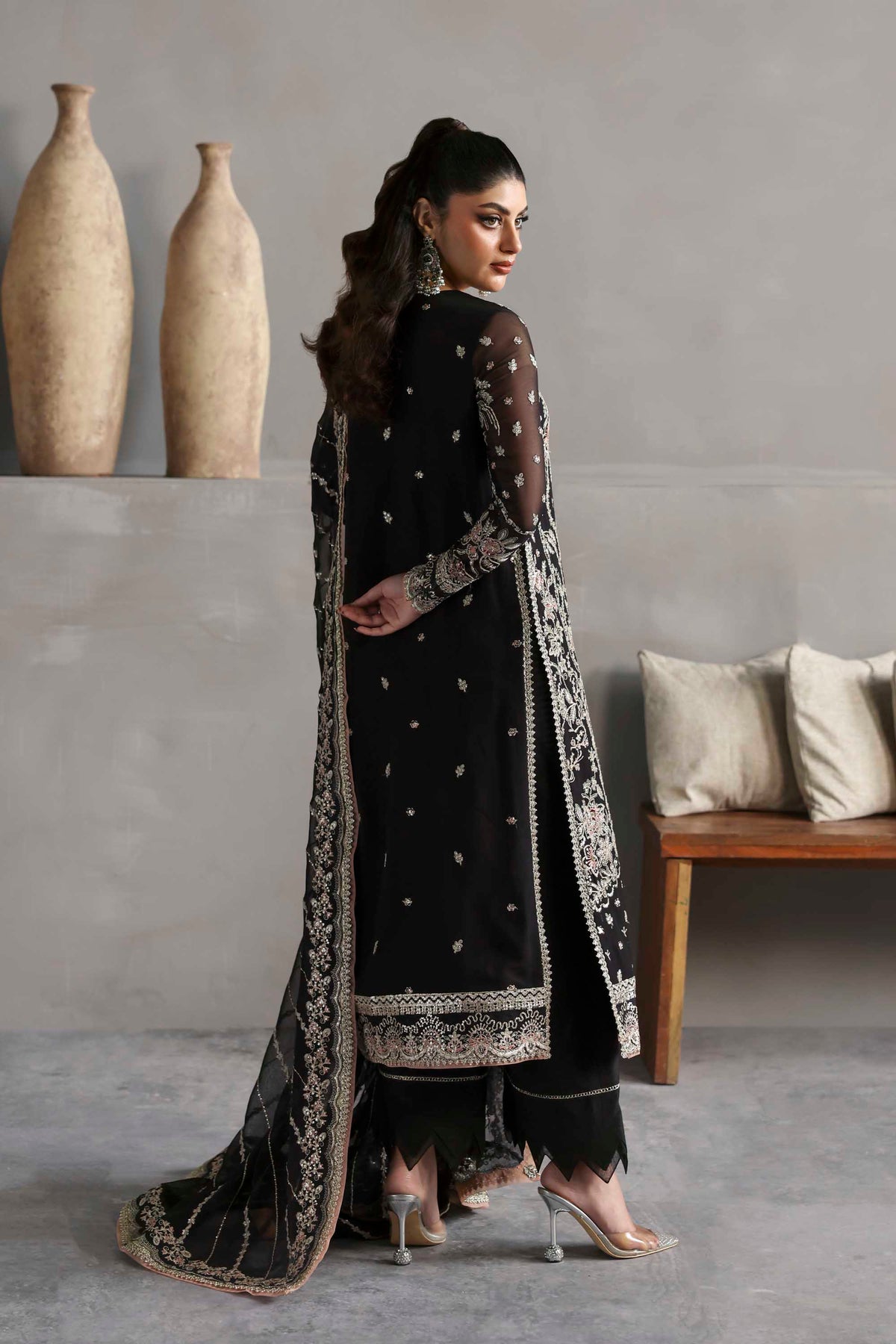 1618 Zehmaya - MEERAS Luxury Chiffon by Akbar Aslam at #VogueClothingStudio