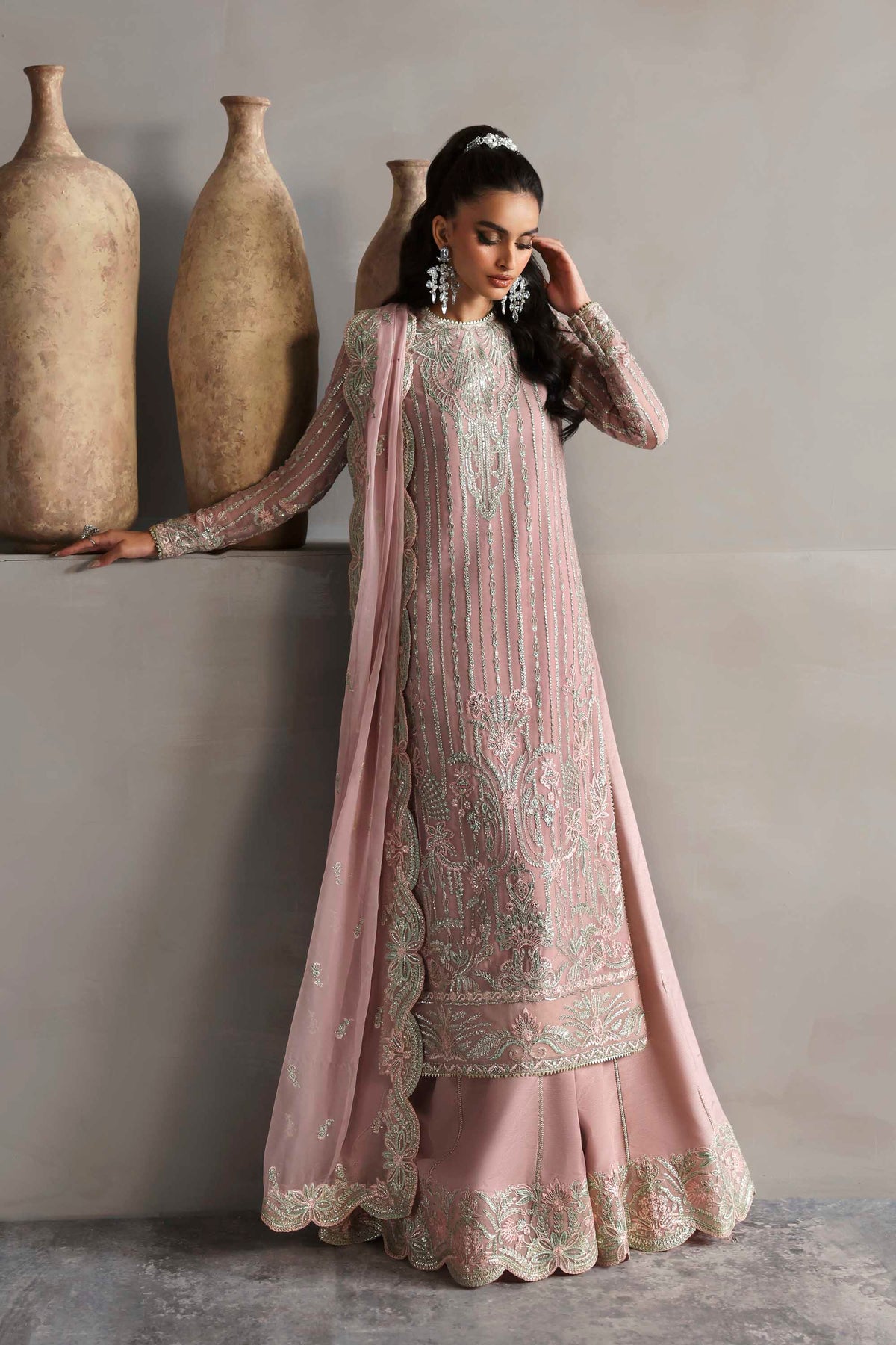 1613 Gulnour - MEERAS Luxury Chiffon by Akbar Aslam at #VogueClothingStudio