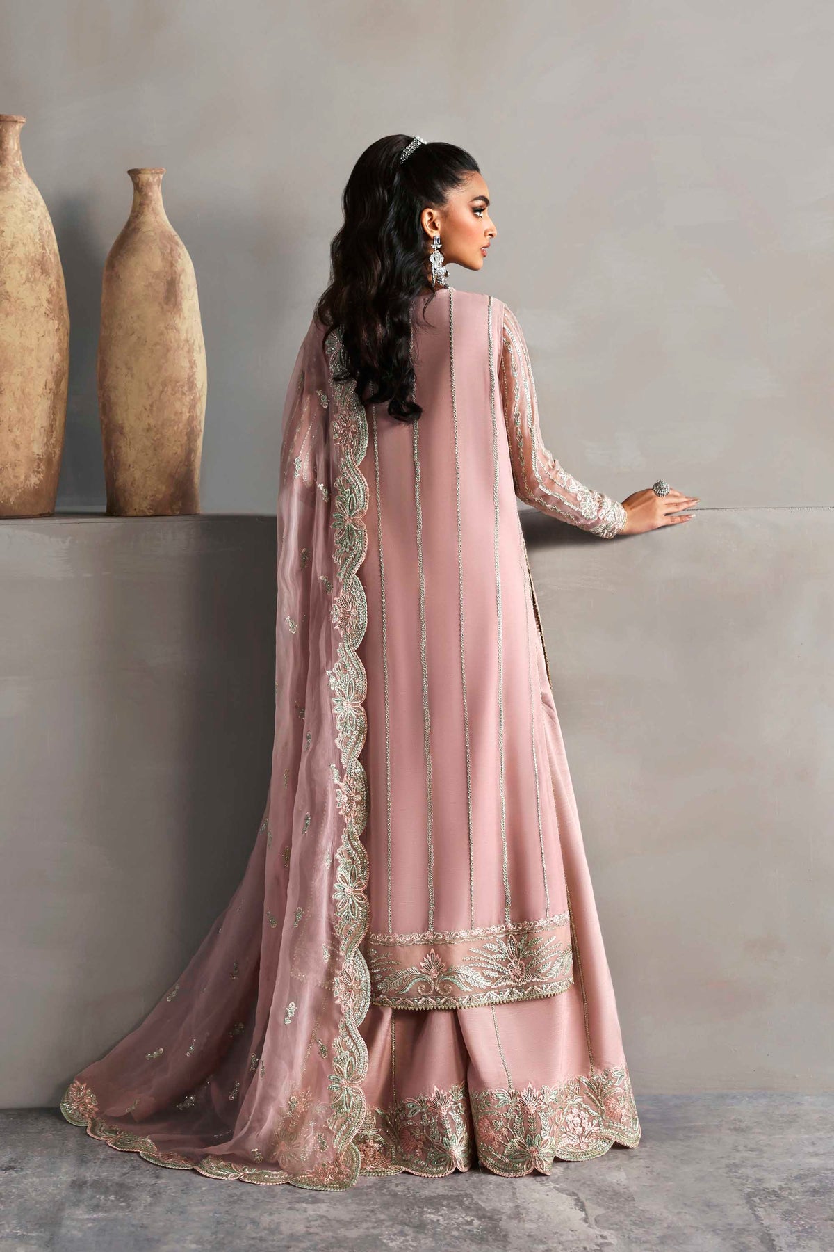 1613 Gulnour - MEERAS Luxury Chiffon by Akbar Aslam at #VogueClothingStudio