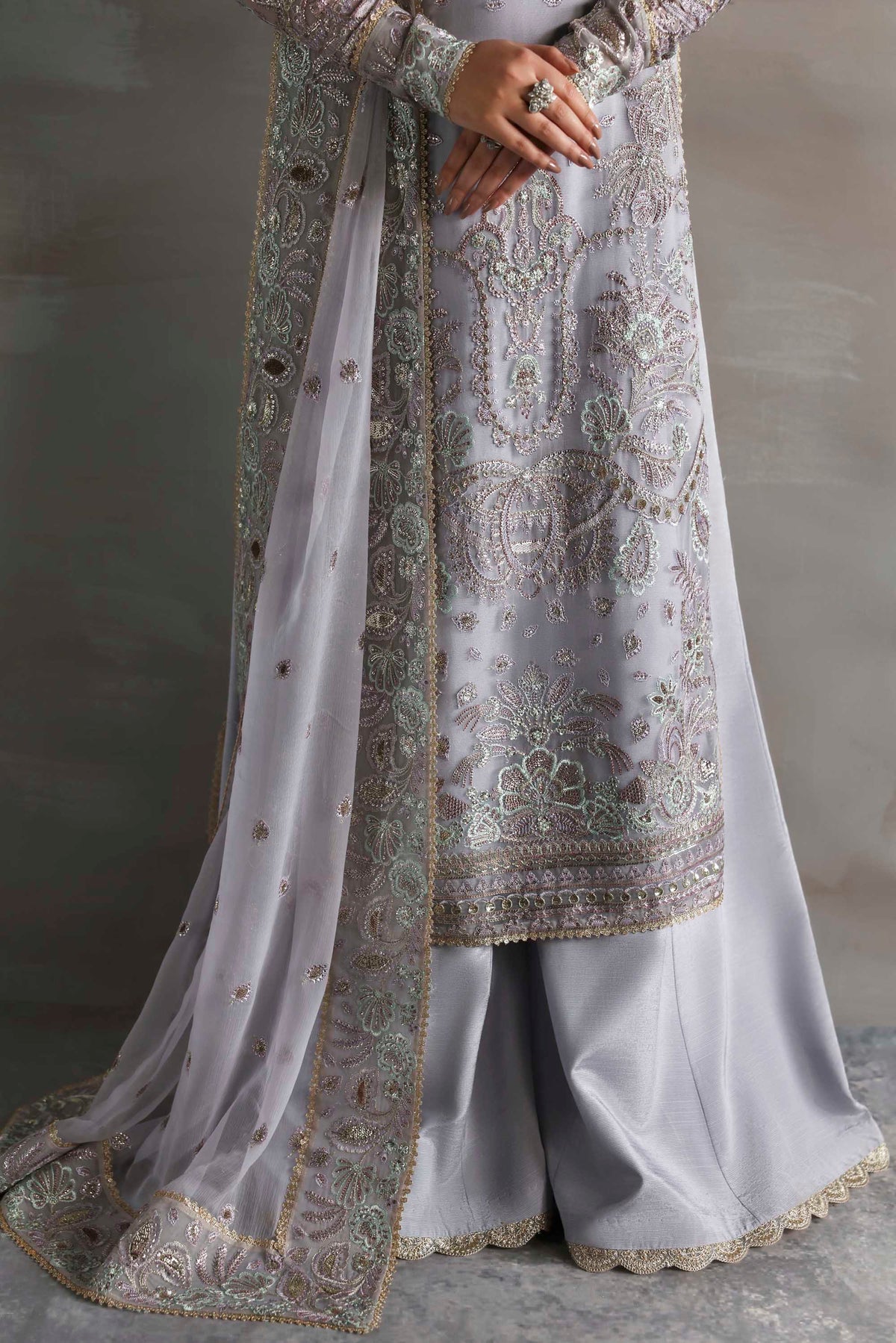 1615 Emeraya - MEERAS Luxury Chiffon by Akbar Aslam at #VogueClothingStudio