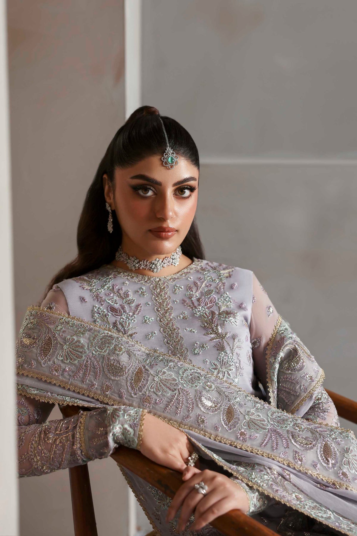 1615 Emeraya - MEERAS Luxury Chiffon by Akbar Aslam at #VogueClothingStudio