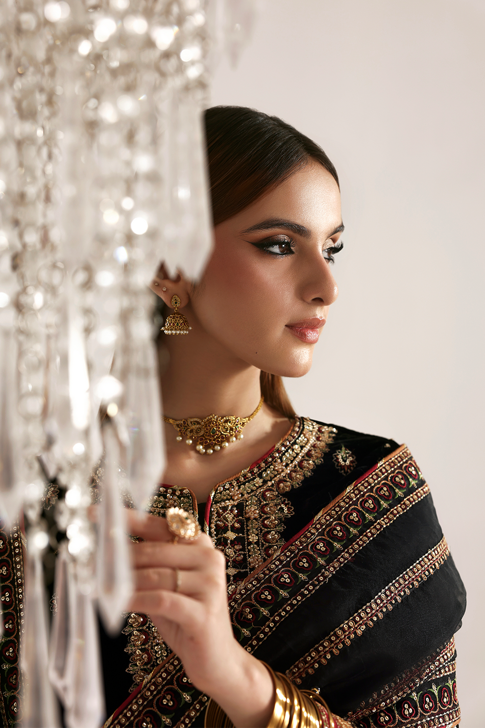 RAZIA Zarposh velvet collection by Emaan Adeel at #VogueClothingStudio