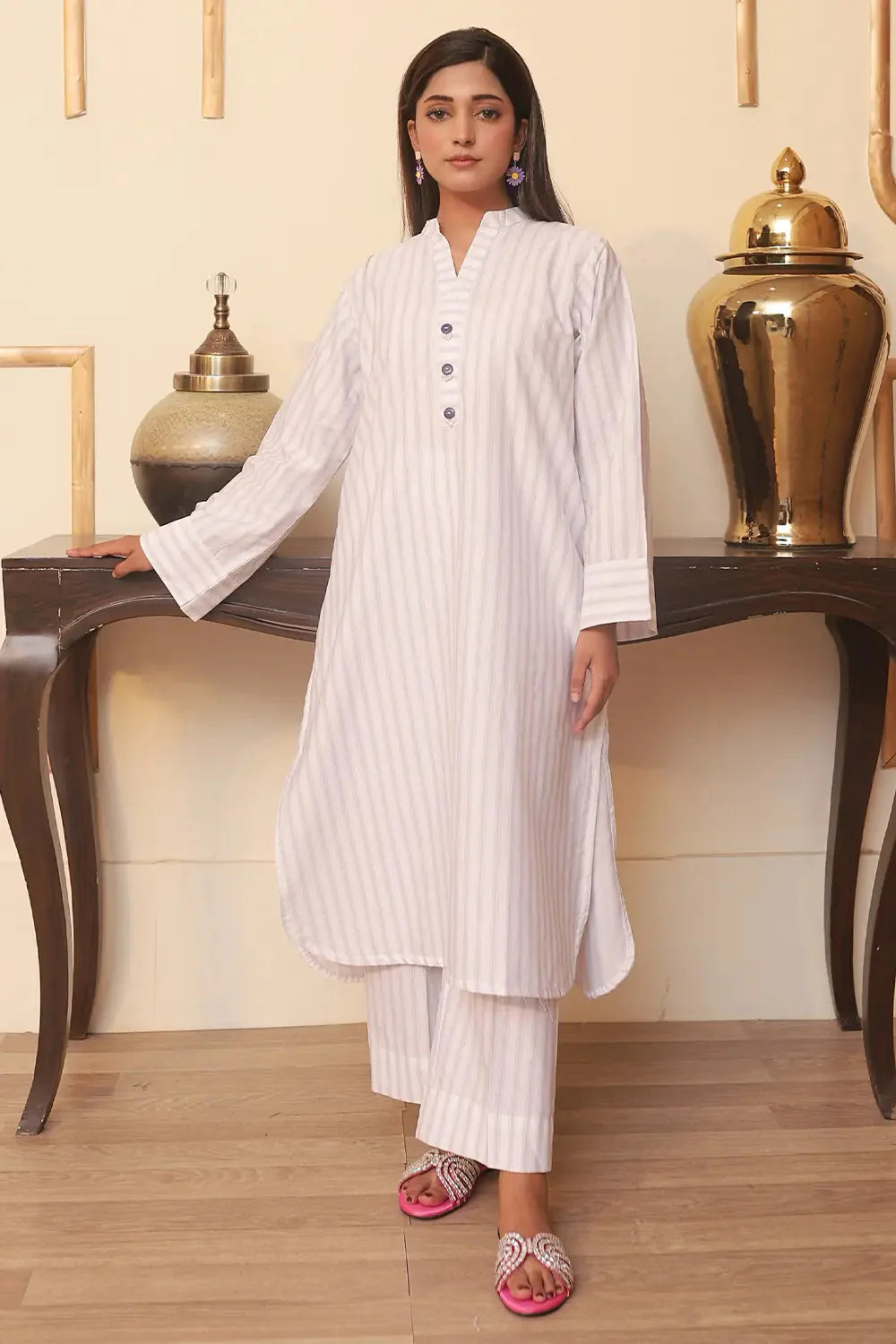 2PC Printed Stitched Cambric Suit KST-24024 Printed KHAS STORES