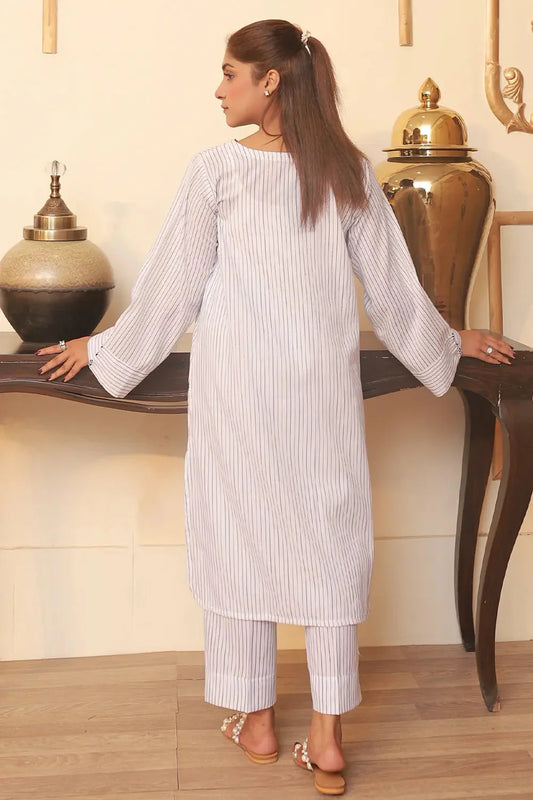 2PC Printed Stitched Cambric Suit KST-24027 Printed KHAS STORES