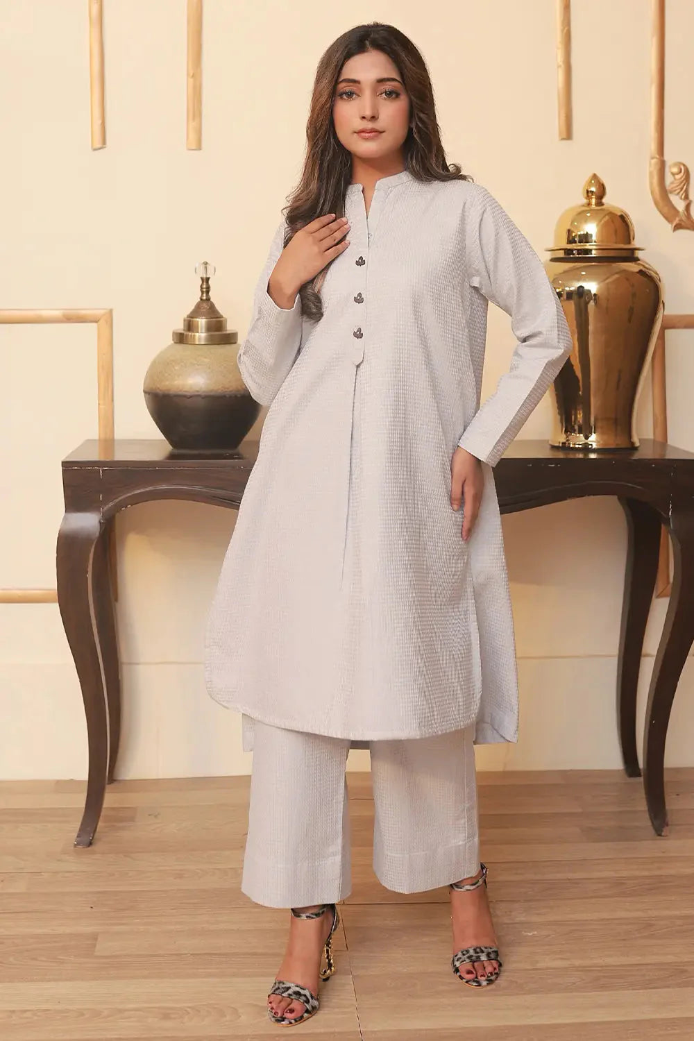 2PC Printed Stitched Cambric Suit KST-24039 Printed KHAS STORES