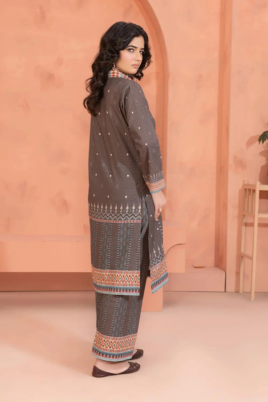 2PC Printed Unstitched Khaddar Shirt & Trouser KKH-3666 Printed KHAS STORES