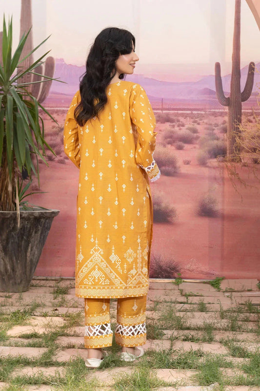 2PC Printed Unstitched Khaddar Shirt & Trouser KKH-3667 Printed KHAS STORES