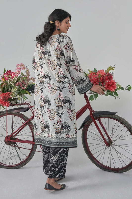 2PC Stitched Printed Lawn Shirt and Trouser RKTW-3035 Printed KHAS STORES