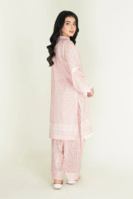 2PC Unstitched Printed Lawn Shirt and Trouser I KST-3830 Printed KHAS STORES